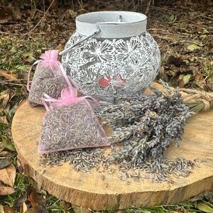 100% Raw Lavender Flower Sachets
